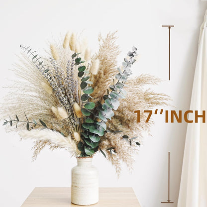 Green Pampas Grass Boho Bouquet