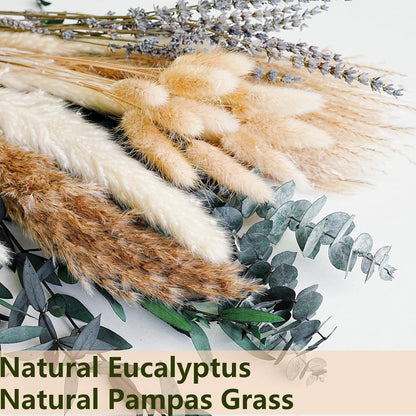 Green Pampas Grass Boho Bouquet
